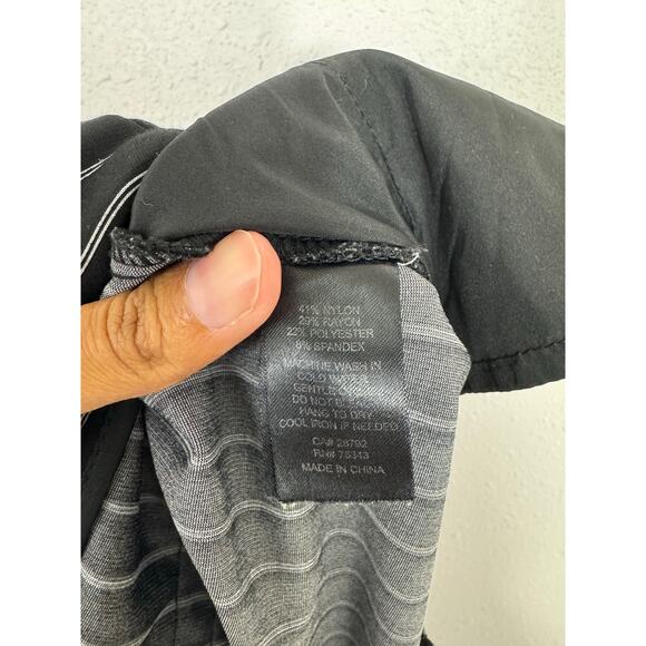 Willi Smith Black Pinstripe Dress Pants Women’s 14 - Picture 7 of 7